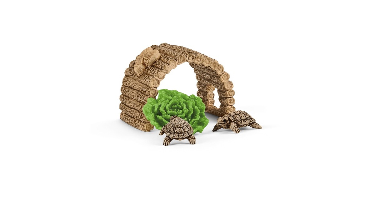 Schleich Wild Life Zuhause für Schildkröten, Spielfigur