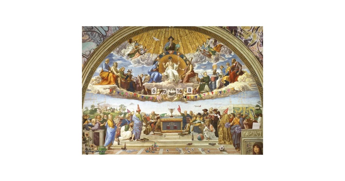 Schmidt Spiele Art & Fun Markus Binz: Disputation des Heiligen Sakraments 2024, Puzzle(1000 Teile)