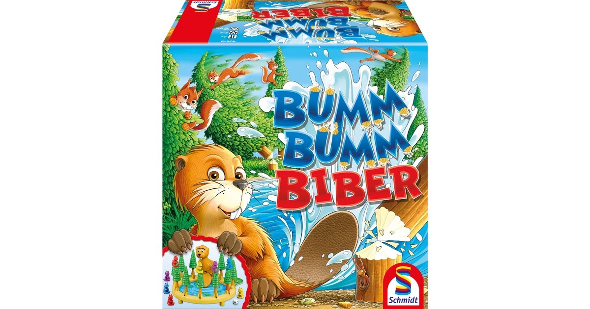 Schmidt Spiele Bumm Bumm Biber, Brettspiel