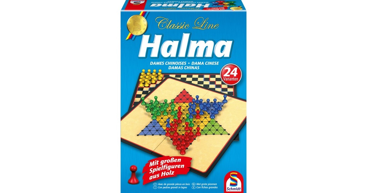 Schmidt Spiele Classic Line: Halma, Brettspiel