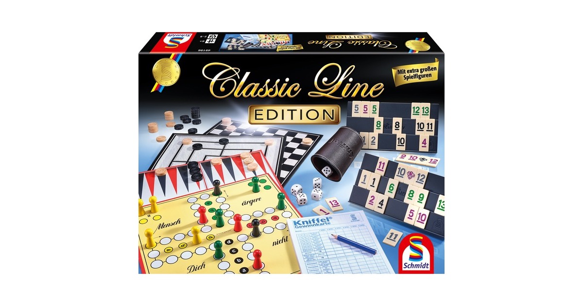 Schmidt Spiele Classic Line - Edition, Brettspiel(Spielesammung)