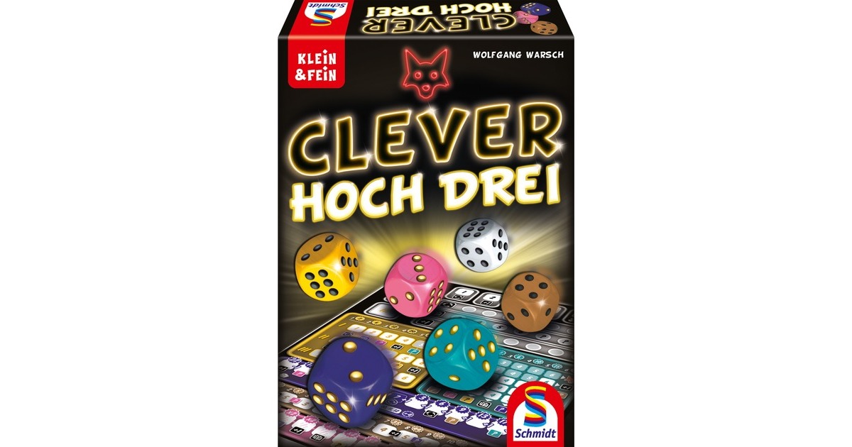 Schmidt Spiele Clever hoch Drei, Würfelspiel