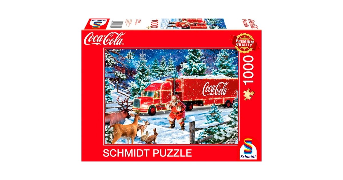 Schmidt Spiele Coca Cola: Christmas Truck, Puzzle(1000 Teile)