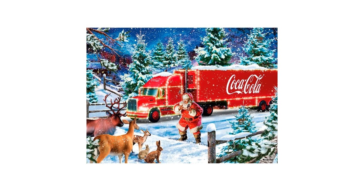 Schmidt Spiele Coca Cola: Christmas Truck, Puzzle(1000 Teile)