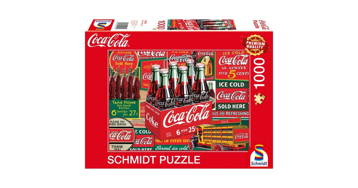 Schmidt Spiele Coca Cola - Klassiker, Puzzle(1000 Teile)