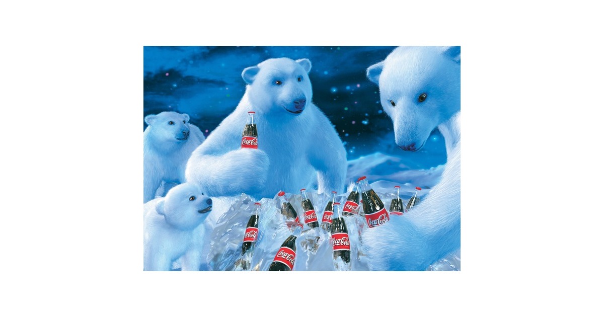 Schmidt Spiele Coca-Cola - Polarbären, Puzzle(1000 Teile)