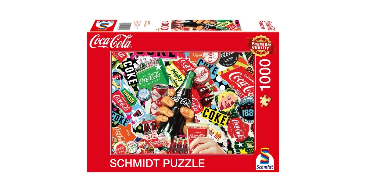Schmidt Spiele Coca-Cola is it!, Puzzle(1000 Teile)