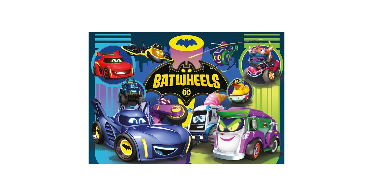 Schmidt Spiele DC Batwheels: Batmobile gegen Legion der Düser, Puzzle(60 Teile)