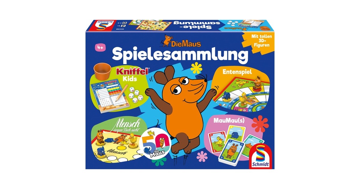 Schmidt Spiele Die Maus Spielesammlung, Brettspiel