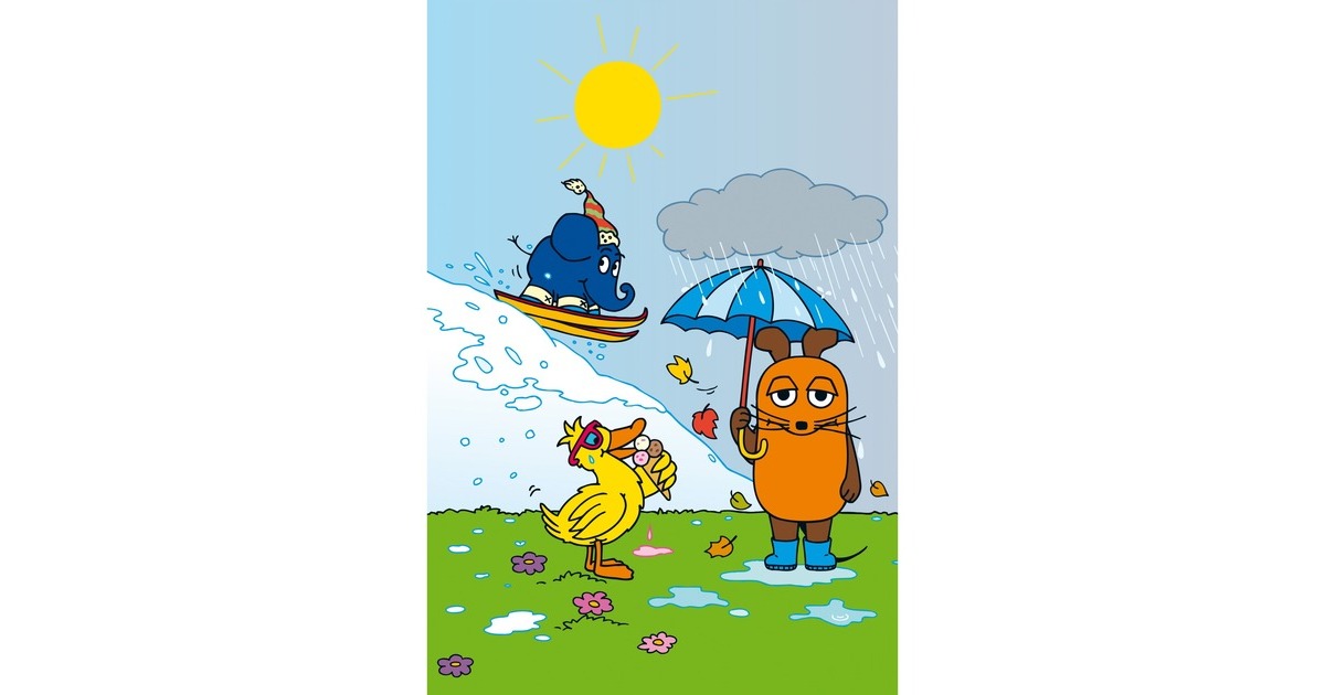 Schmidt Spiele Die Maus: Viel Spaß mit der Maus, Puzzle(3x 48 Teile)