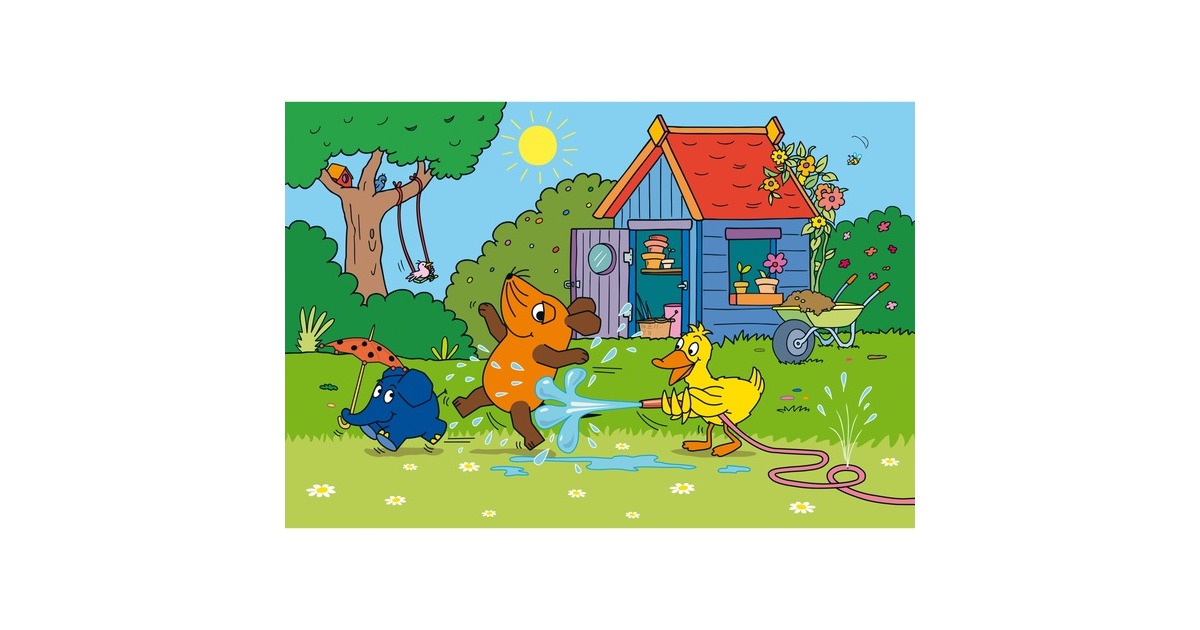 Schmidt Spiele Die Maus: Viel Spaß mit der Maus, Puzzle(3x 48 Teile)