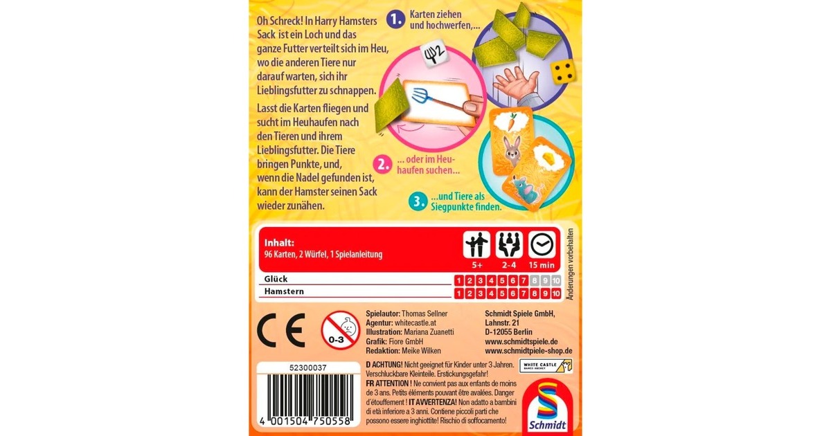Schmidt Spiele Die Nadel im Heuhaufen, Kartenspiel