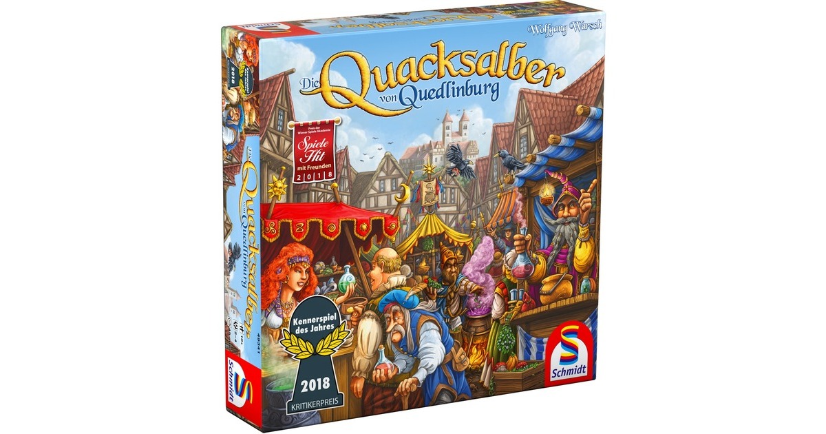 Schmidt Spiele Die Quacksalber von Quedlinburg, Brettspiel(Kennerspiel des Jahres 2018)