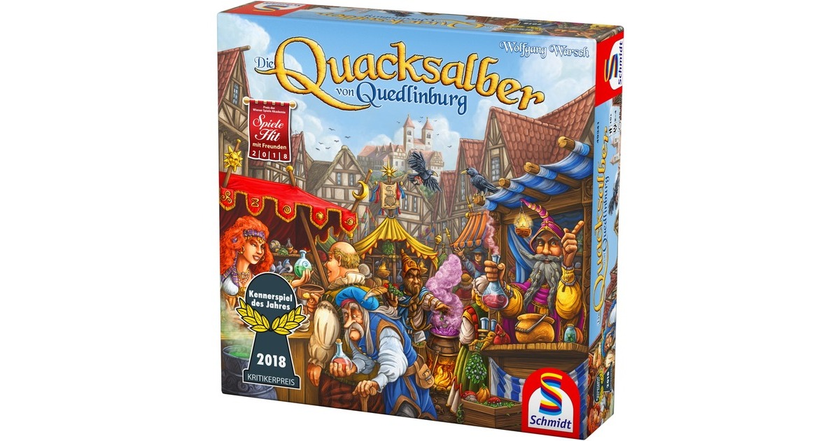 Schmidt Spiele Die Quacksalber von Quedlinburg, Brettspiel(Kennerspiel des Jahres 2018)