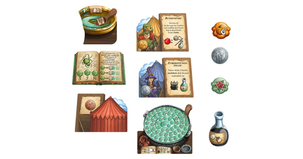 Schmidt Spiele Die Quacksalber von Quedlinburg!, Brettspiel(1. Erweiterung)