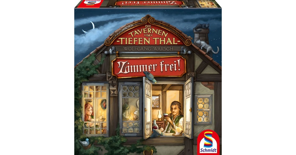 Schmidt Spiele Die Tavernen im Tiefen Thal: Das Gasthaus von Tiefen Thal, Brettspiel(1. Erweiterung)