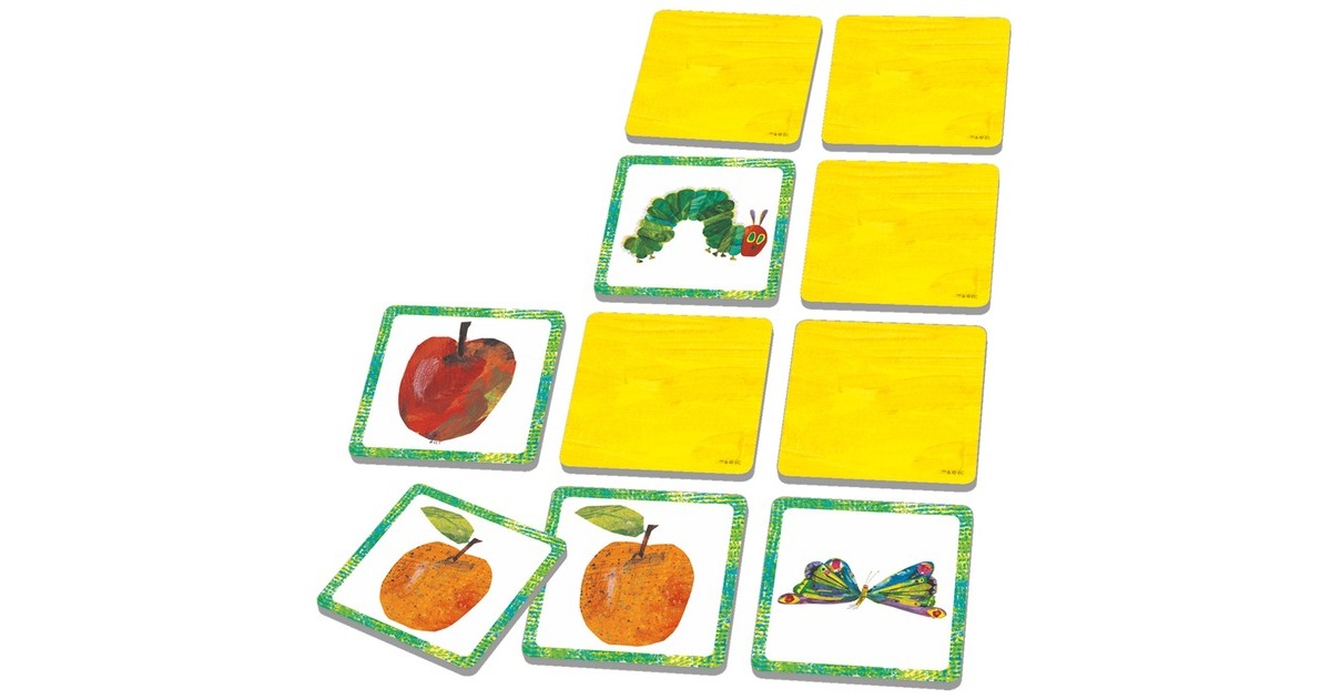 Schmidt Spiele Die kleine Raupe Nimmersatt Memory, Gedächtnisspiel