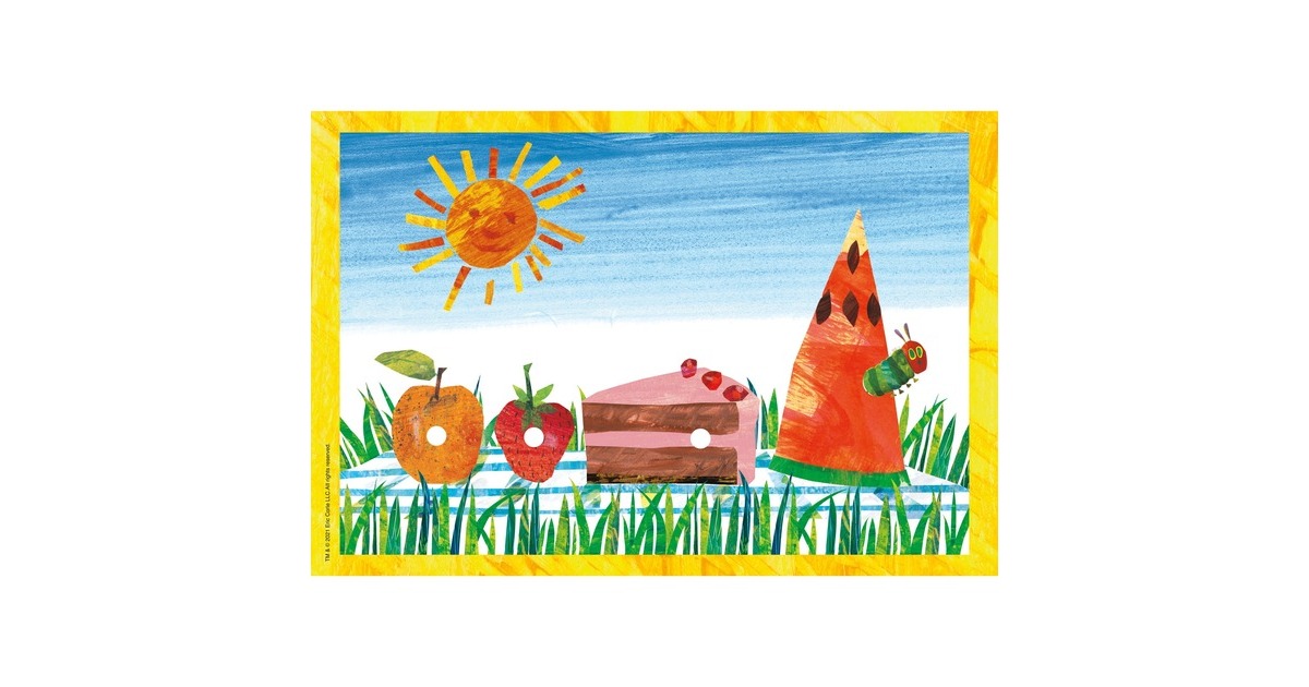 Schmidt Spiele Die kleine Raupe Nimmersatt: Die Welt der kleinen Raupe Nimmersatt, Puzzle(3x 48 Teile)