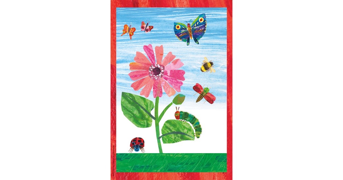 Schmidt Spiele Die kleine Raupe Nimmersatt: Die Welt der kleinen Raupe Nimmersatt, Puzzle(3x 48 Teile)