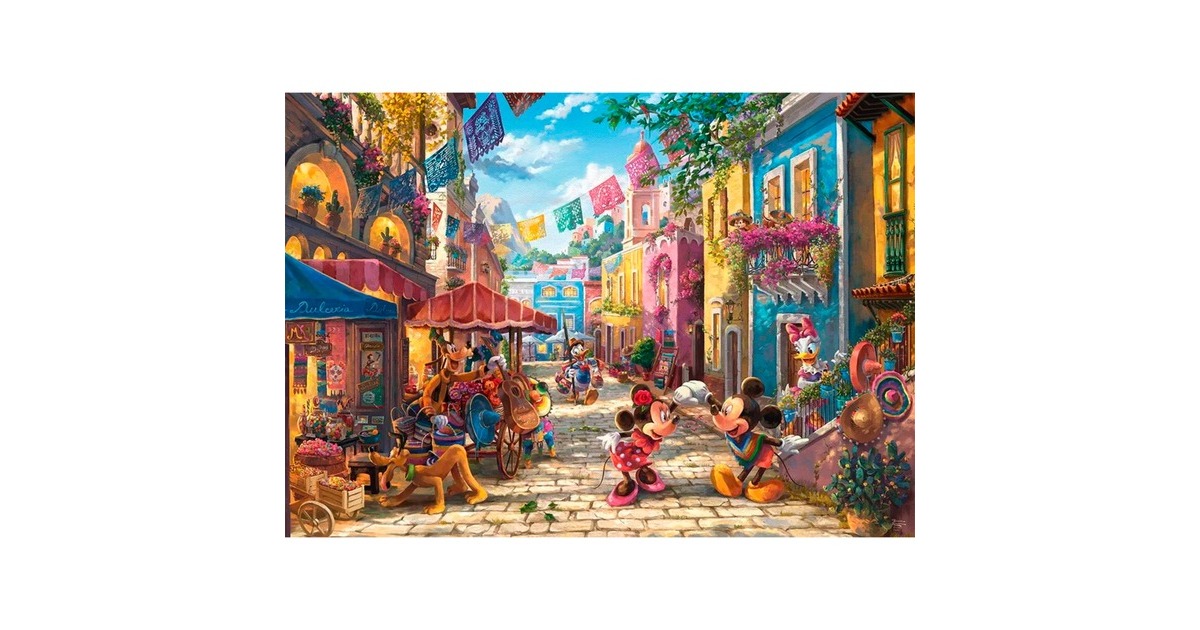 Schmidt Spiele Disney, Mickey & Minnie in Mexico 6000 57397, Puzzle(6000 Teile)