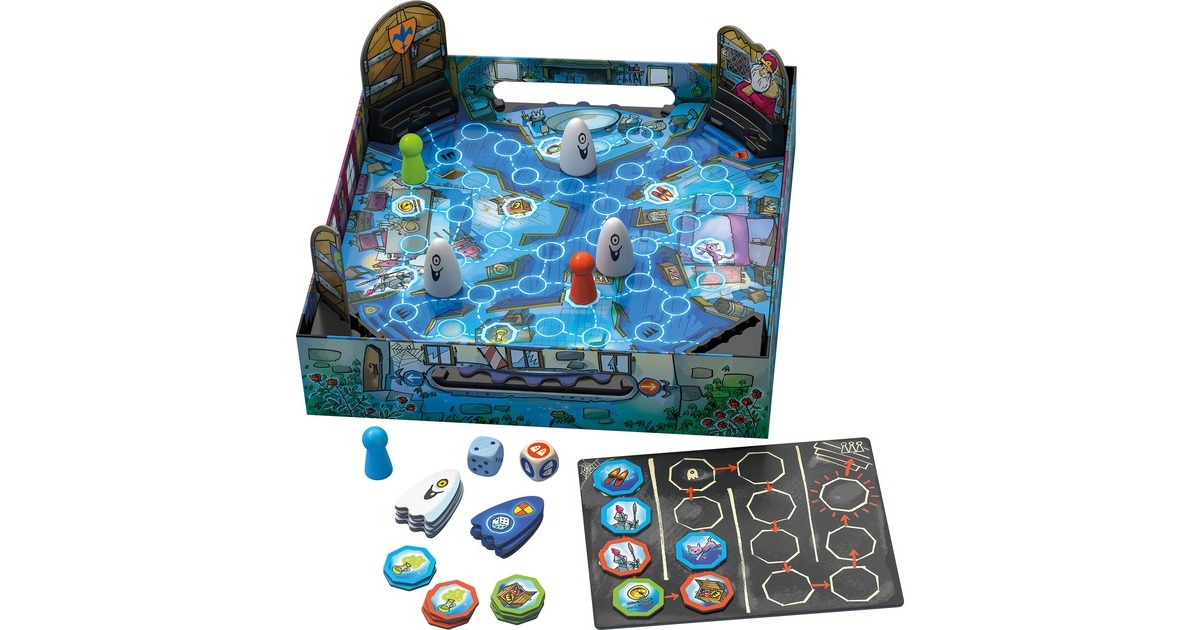 Schmidt Spiele Drei Magier: Die verdrehte Spuknacht, Brettspiel