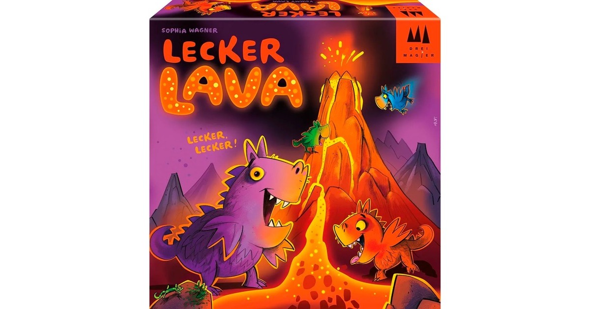 Schmidt Spiele Drei Magier: Lecker Lava, Brettspiel