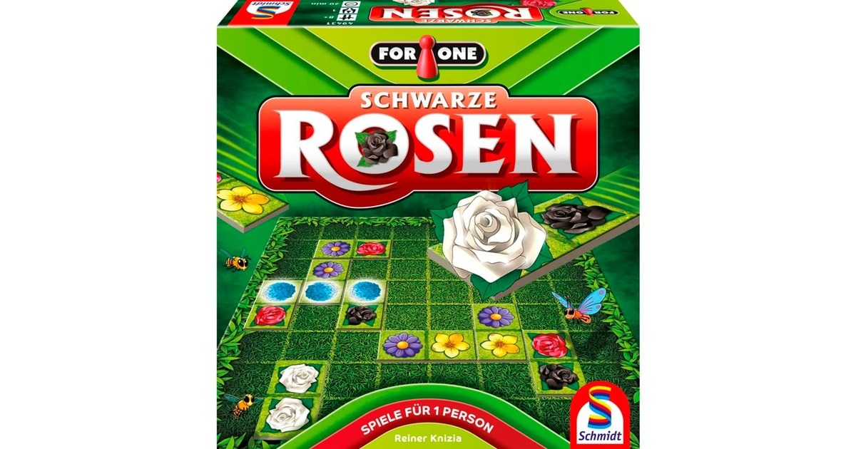 Schmidt Spiele For One - Schwarze Rosen, Brettspiel