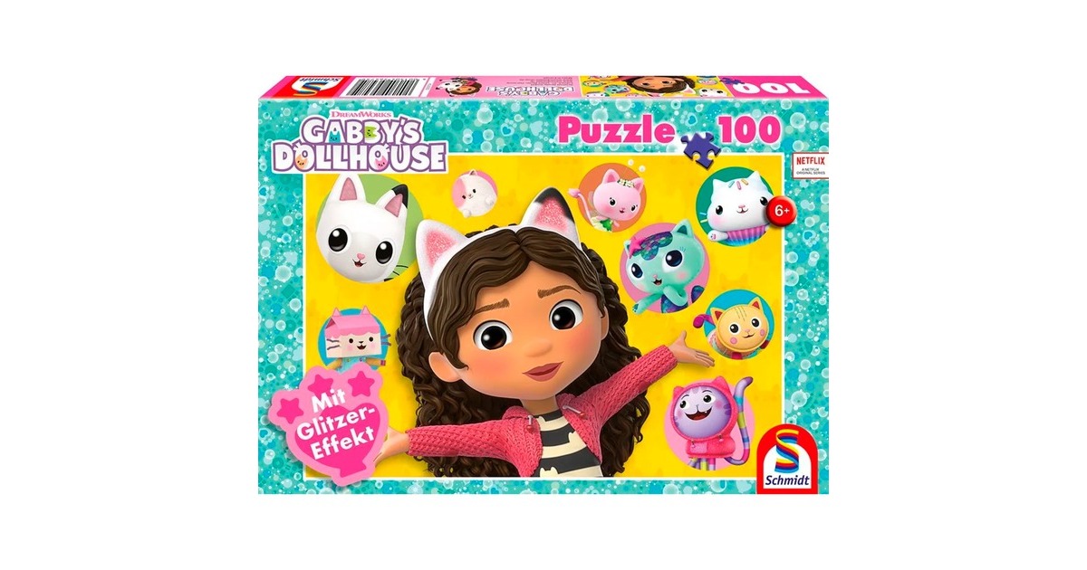 Schmidt Spiele Gabby's Dollhouse: Gabby und ihre Freunde, Puzzle(100 Teile)