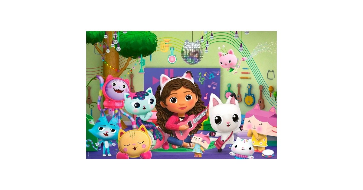 Schmidt Spiele Gabby's Dollhouse: Miau-ziger Partyspaß(40 Teile)