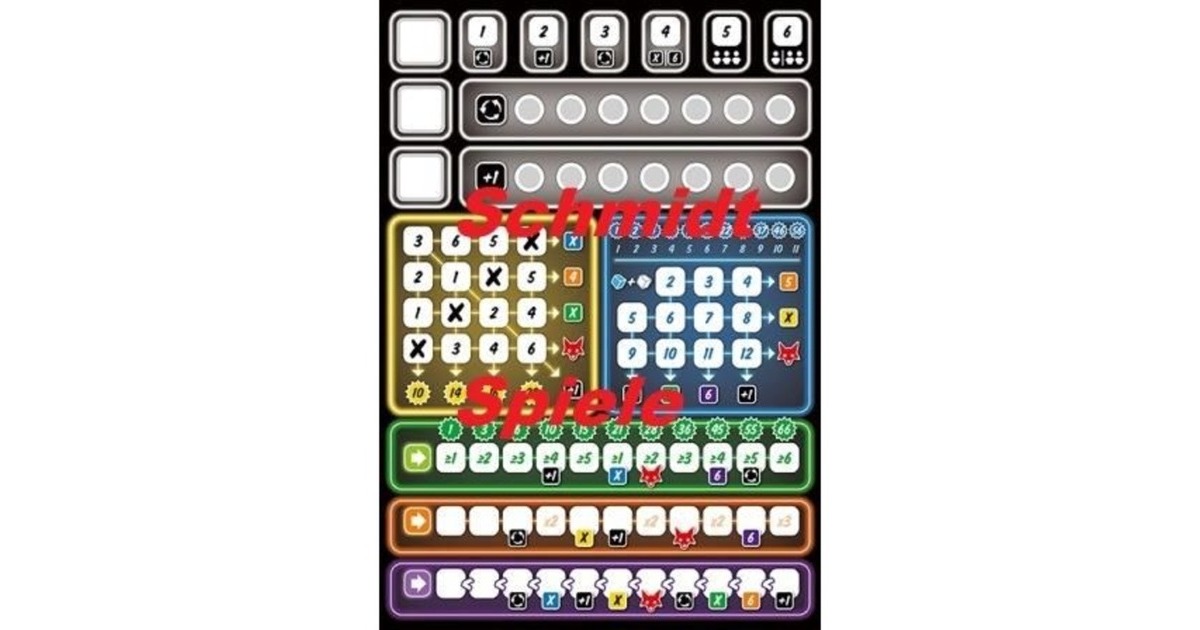 Schmidt Spiele Ganz schön clever, Würfelspiel