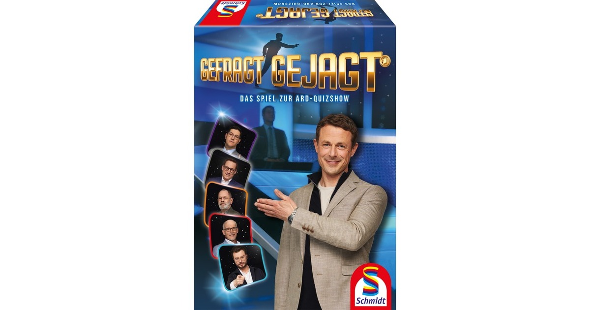 Schmidt Spiele Gefragt Gejagt, Brettspiel