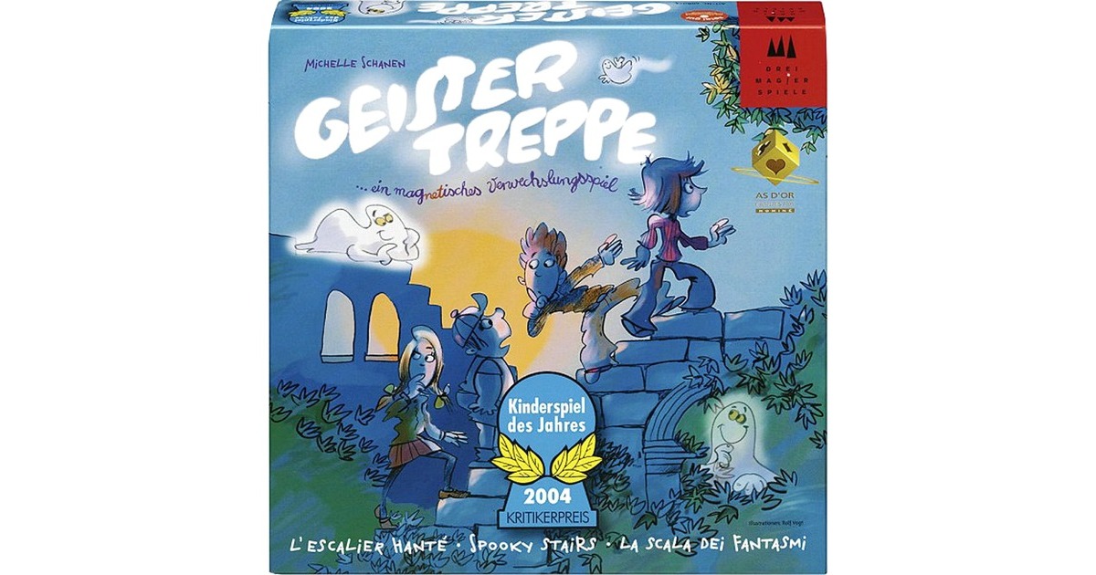Schmidt Spiele Geistertreppe, Brettspiel(Kinderspiel des Jahres 2004)