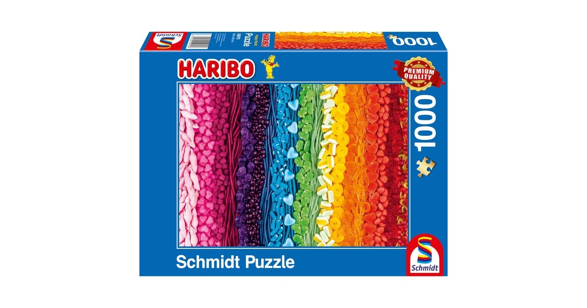 Schmidt Spiele Haribo: Happy World, Puzzle(1000 Teile)