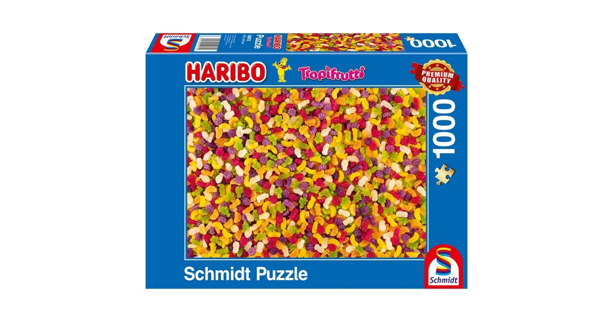 Schmidt Spiele Haribo: Tropifrutti, Puzzle(1000 Teile)