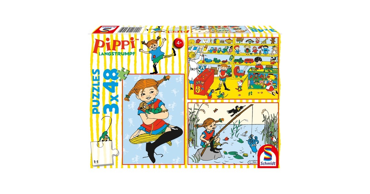 Schmidt Spiele Ich mache mir die Welt, wie sie mir gefällt, Puzzle(3x 48 Teile)