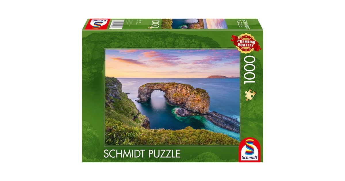 Schmidt Spiele Ireland, Co.Donegal, Fanad, Great Pollet Sea Arch, Puzzle(1000 Teile)