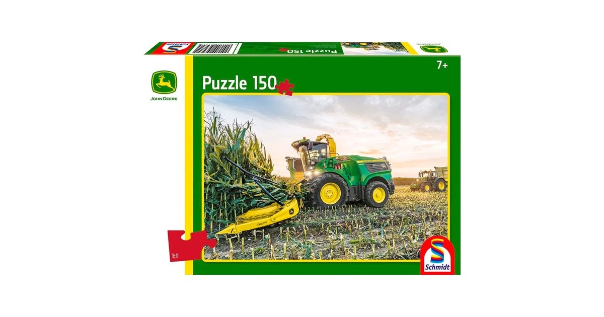 Schmidt Spiele John Deere: 9900i Feldhäcksler, Puzzle(150 Teile)