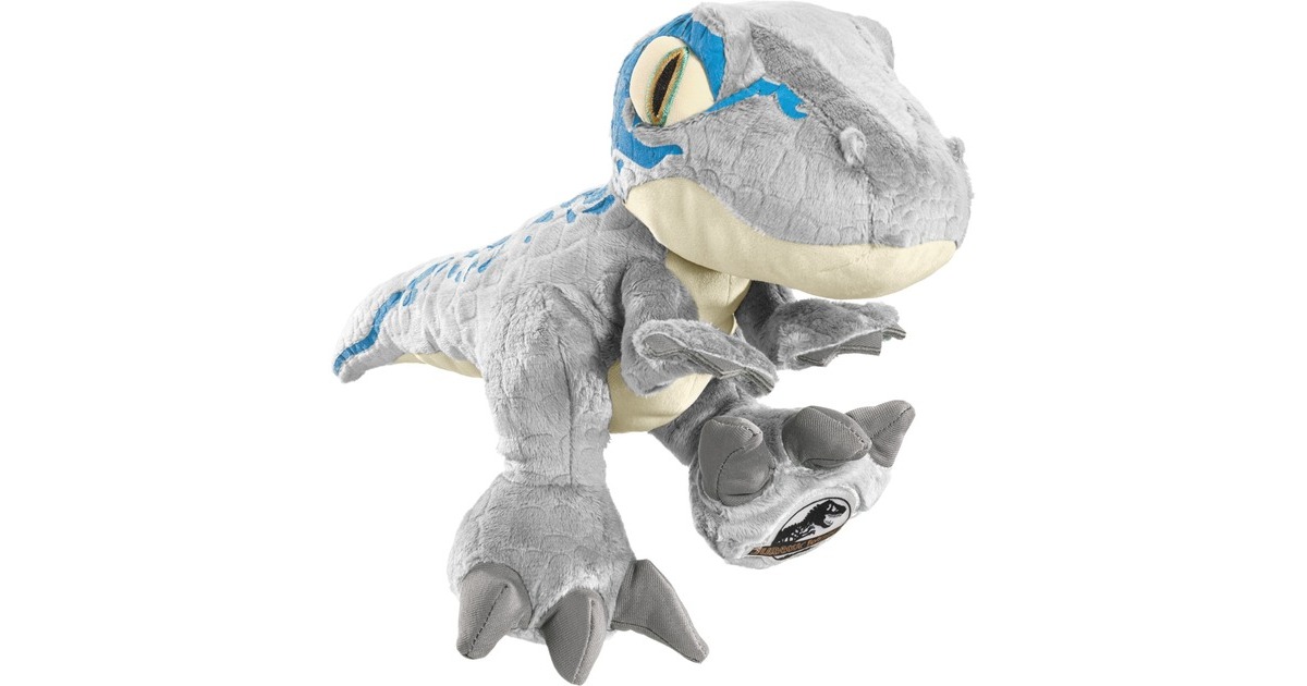 Schmidt Spiele Jurassic World, Blue, Kuscheltier(grau/blau, 30 cm)