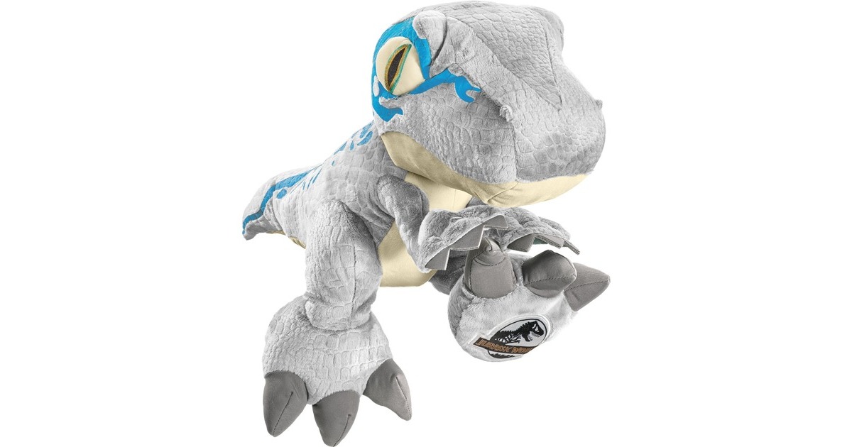Schmidt Spiele Jurassic World, Blue, Kuscheltier(grau/blau, 48 cm)