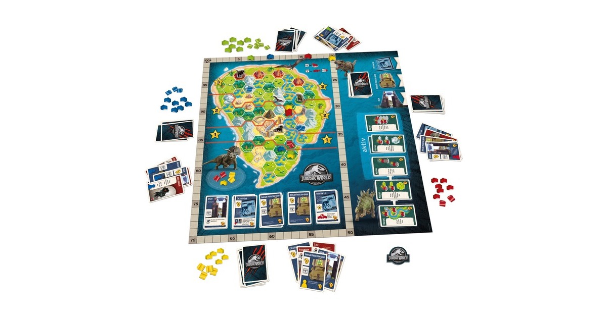 Schmidt Spiele Jurassic World: Rückkehr zur Isla Nublar, Brettspiel