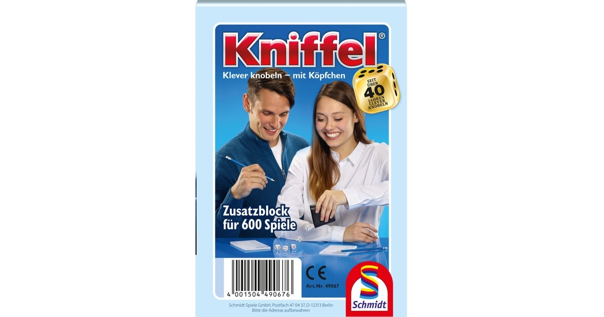 Schmidt Spiele Kniffelblock, Würfelspiel