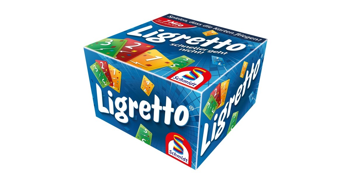 Schmidt Spiele Ligretto, Kartenspiel(blau)
