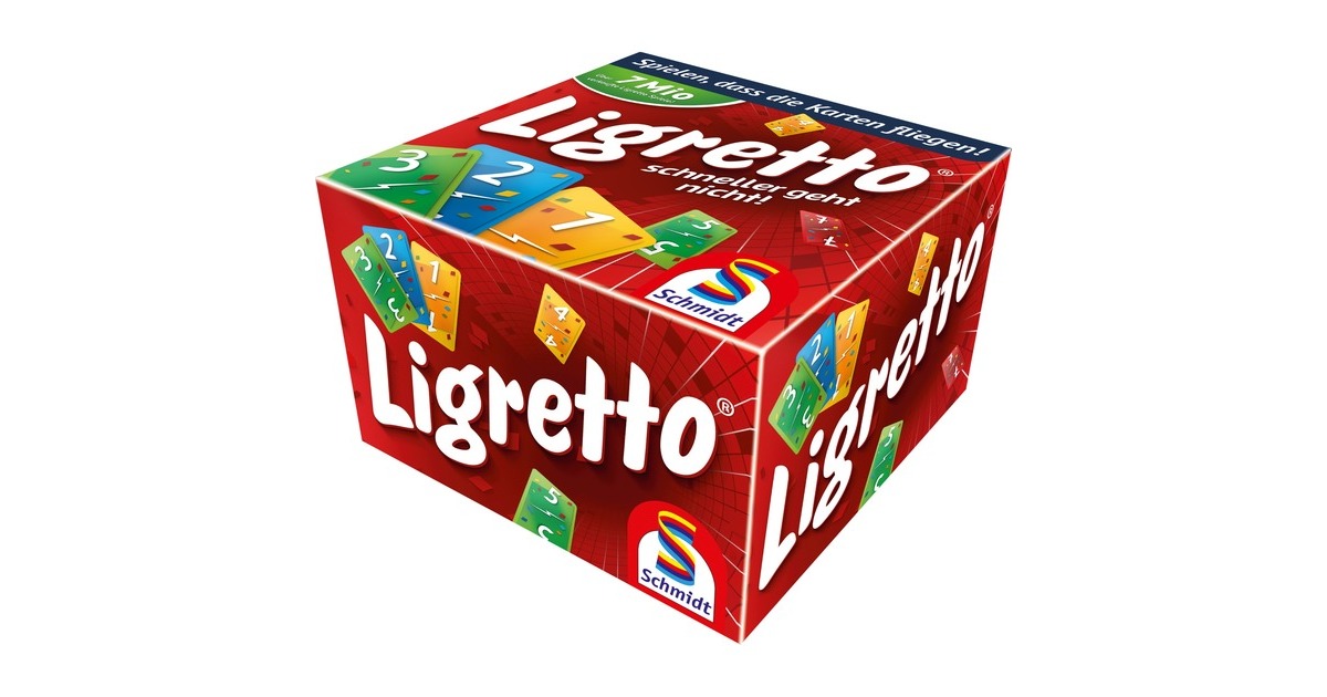 Schmidt Spiele Ligretto, Kartenspiel(rot)