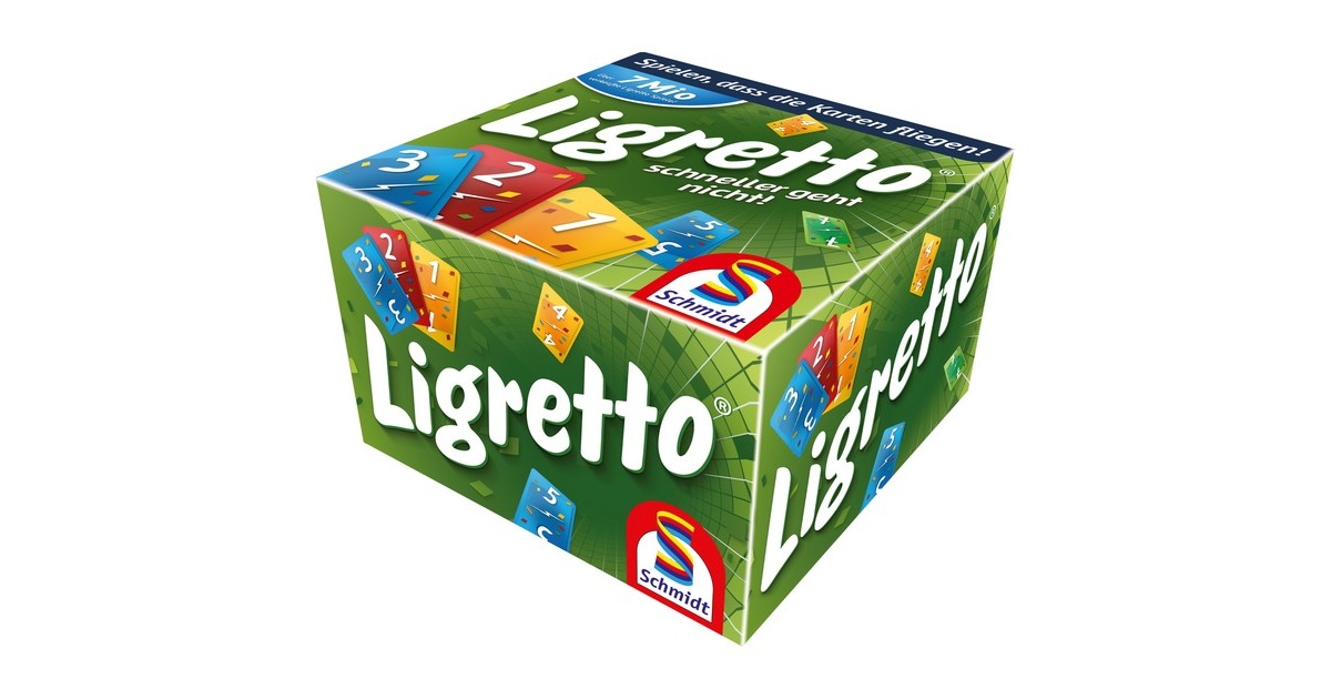 Schmidt Spiele Ligretto, Kartenspiel(grün)