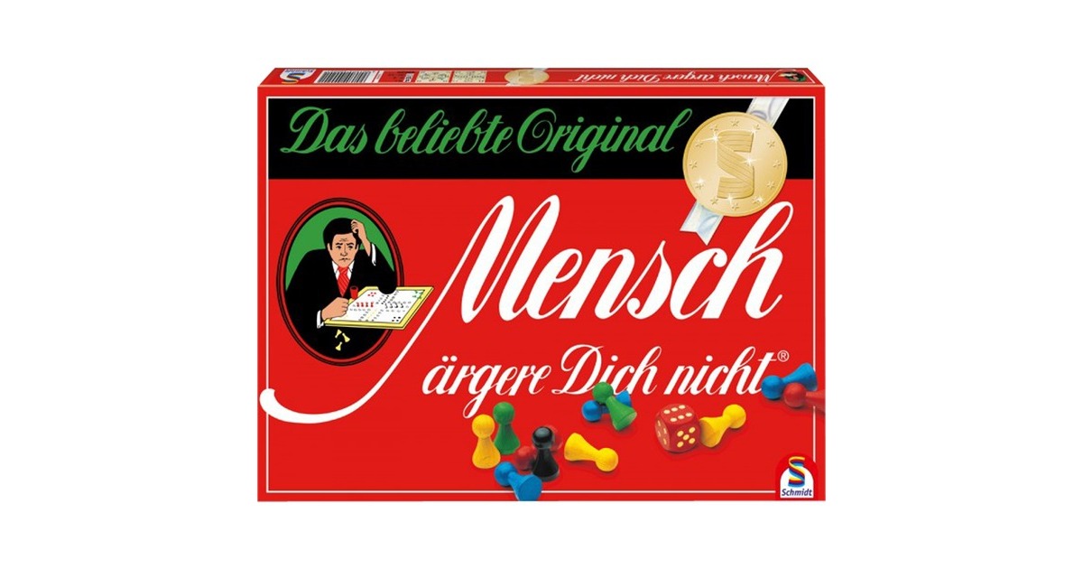 Schmidt Spiele Mensch ärgere dich nicht - Jubiläumsausgabe, Brettspiel