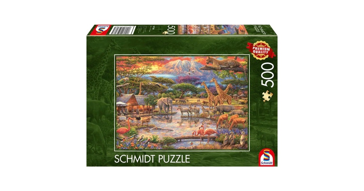 Schmidt Spiele Paradies am Kilimandscharo, Puzzle(500 Teile)