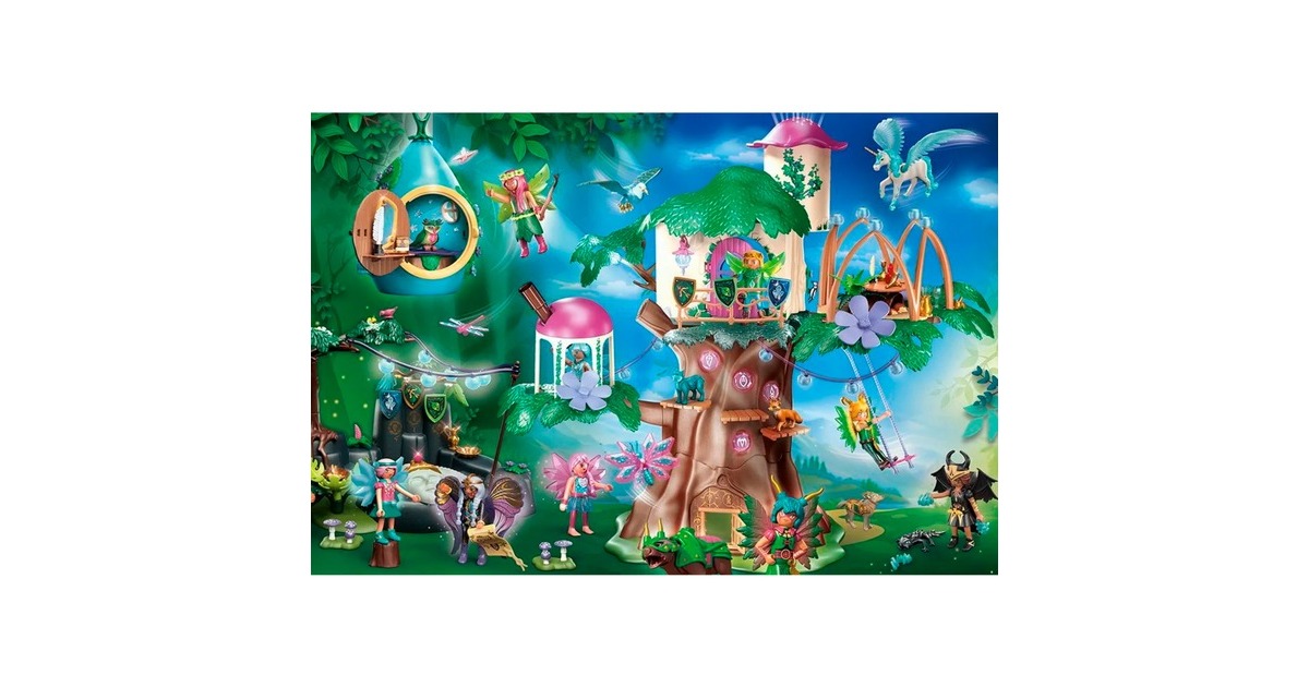 Schmidt Spiele Playmobil: Ayuma - Der magische Feenwald, Puzzle(100 Teile)
