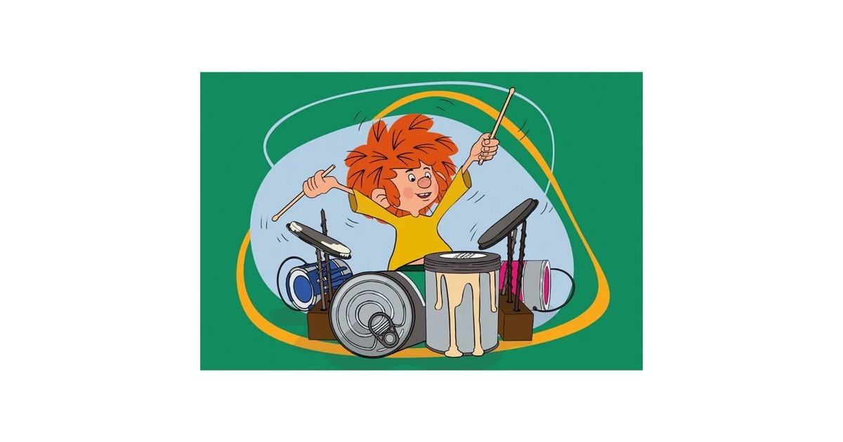 Schmidt Spiele Pumuckl: Pumuckl spielt Schlagzeug, Puzzle(60 Teile)
