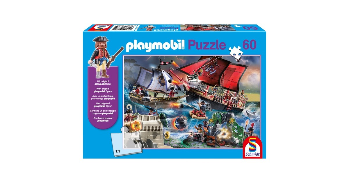 Schmidt Spiele Puzzle PLAYMOBIL Piraten