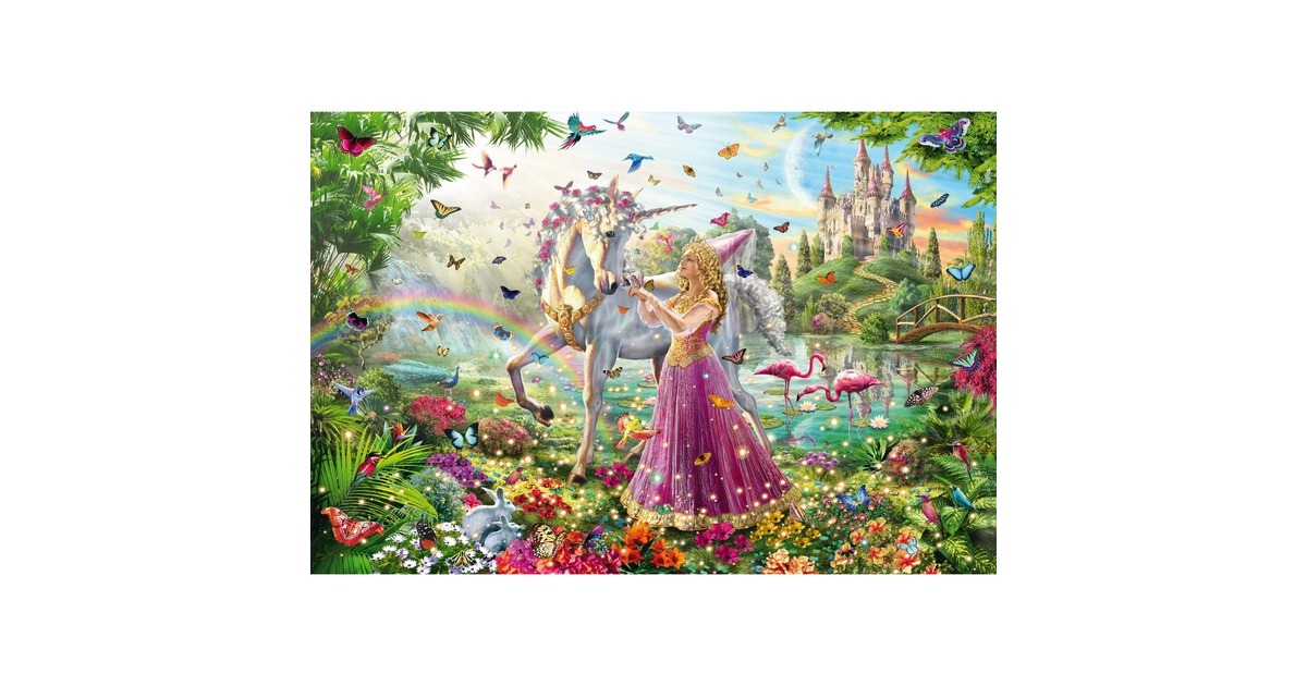 Schmidt Spiele Puzzle Schöne Fee im Zauberwald